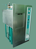 Autoclave vapor horizontal